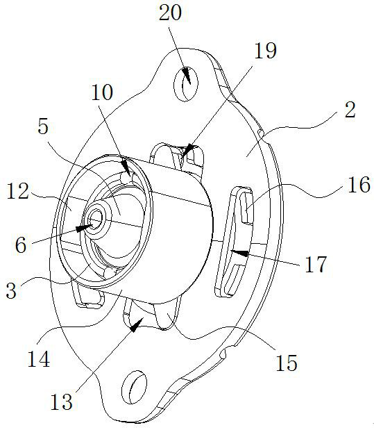 Skull hole electrode fixing device