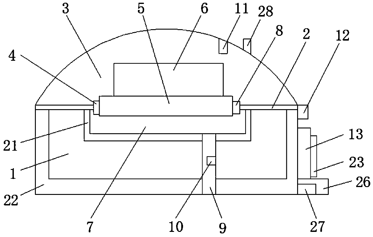 Automatic pressure relief system for furnace cover of submerged arc furnace