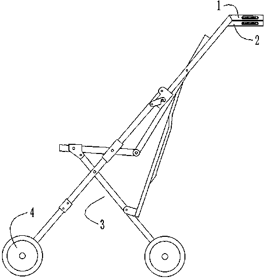 A stroller for travel