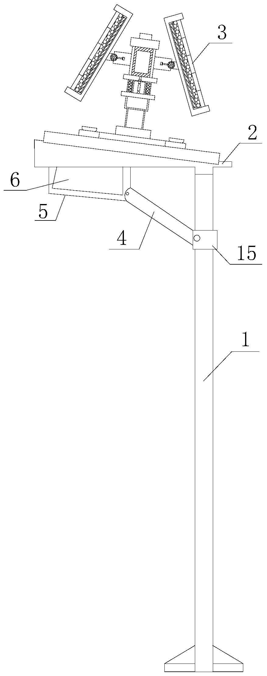 Solar LED anti-fog street lamp