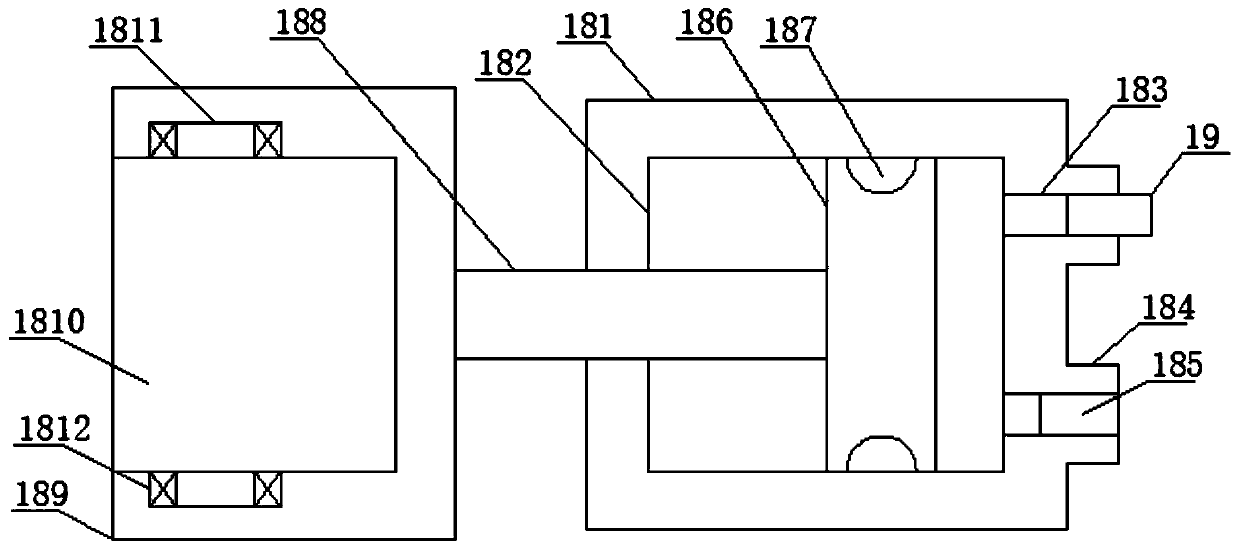 Cable clamping type driving device for cable production