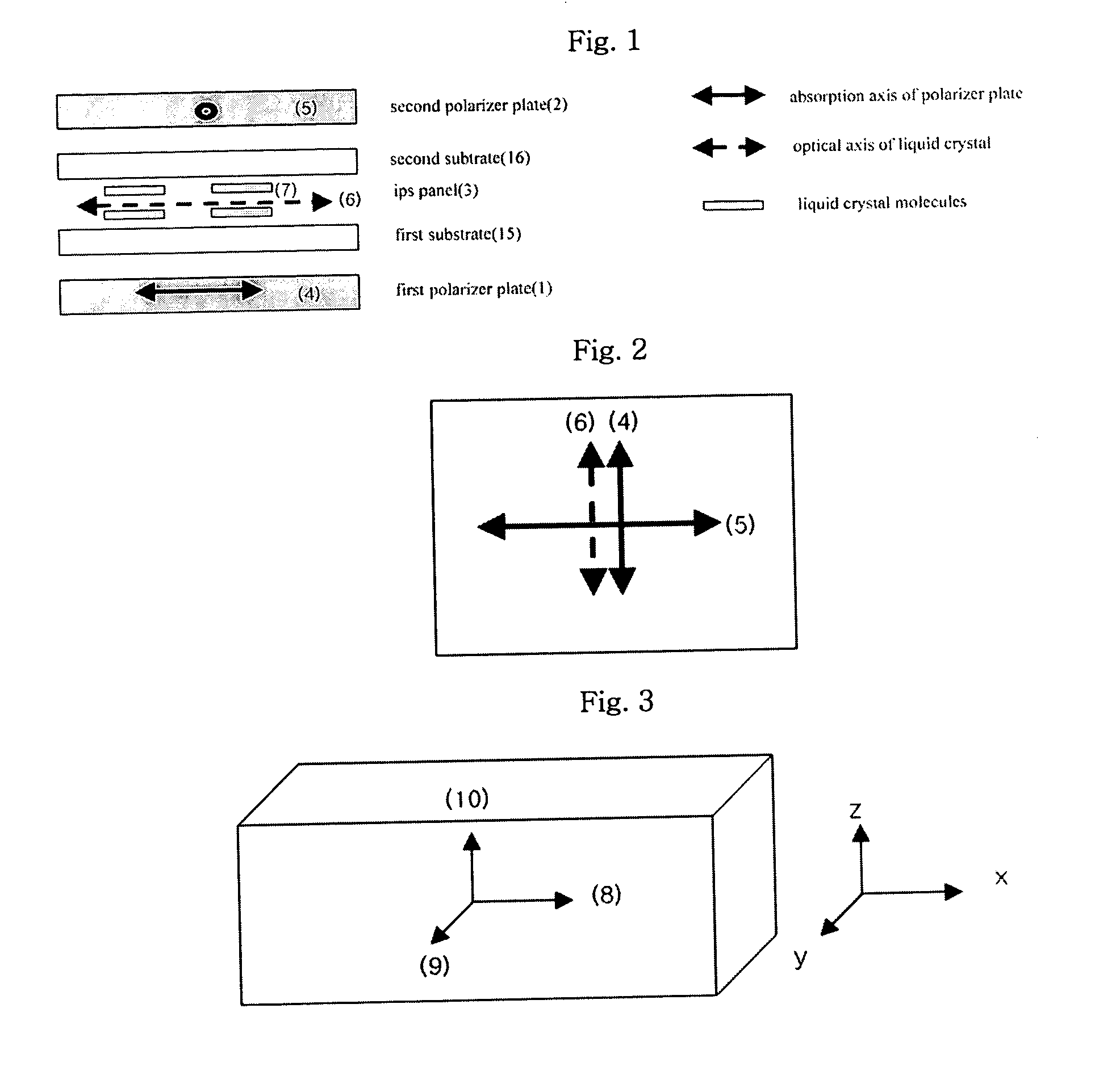 In-plane switching liquid crystal display comprising compensation film for angular field of view using negative biaxial retardation film and (+) C- plate