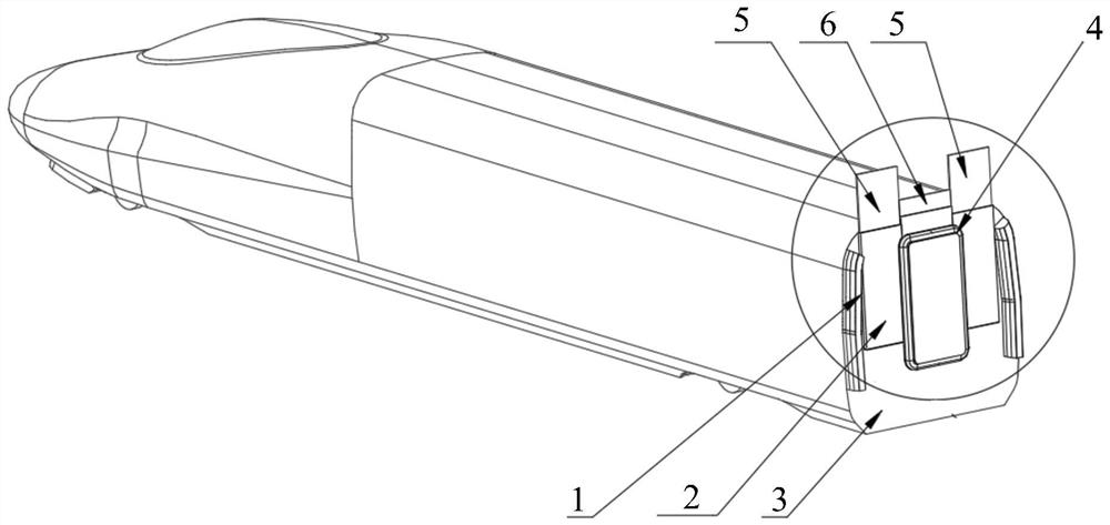 Wind resistance braking device at vehicle end joint of high-speed railway vehicle