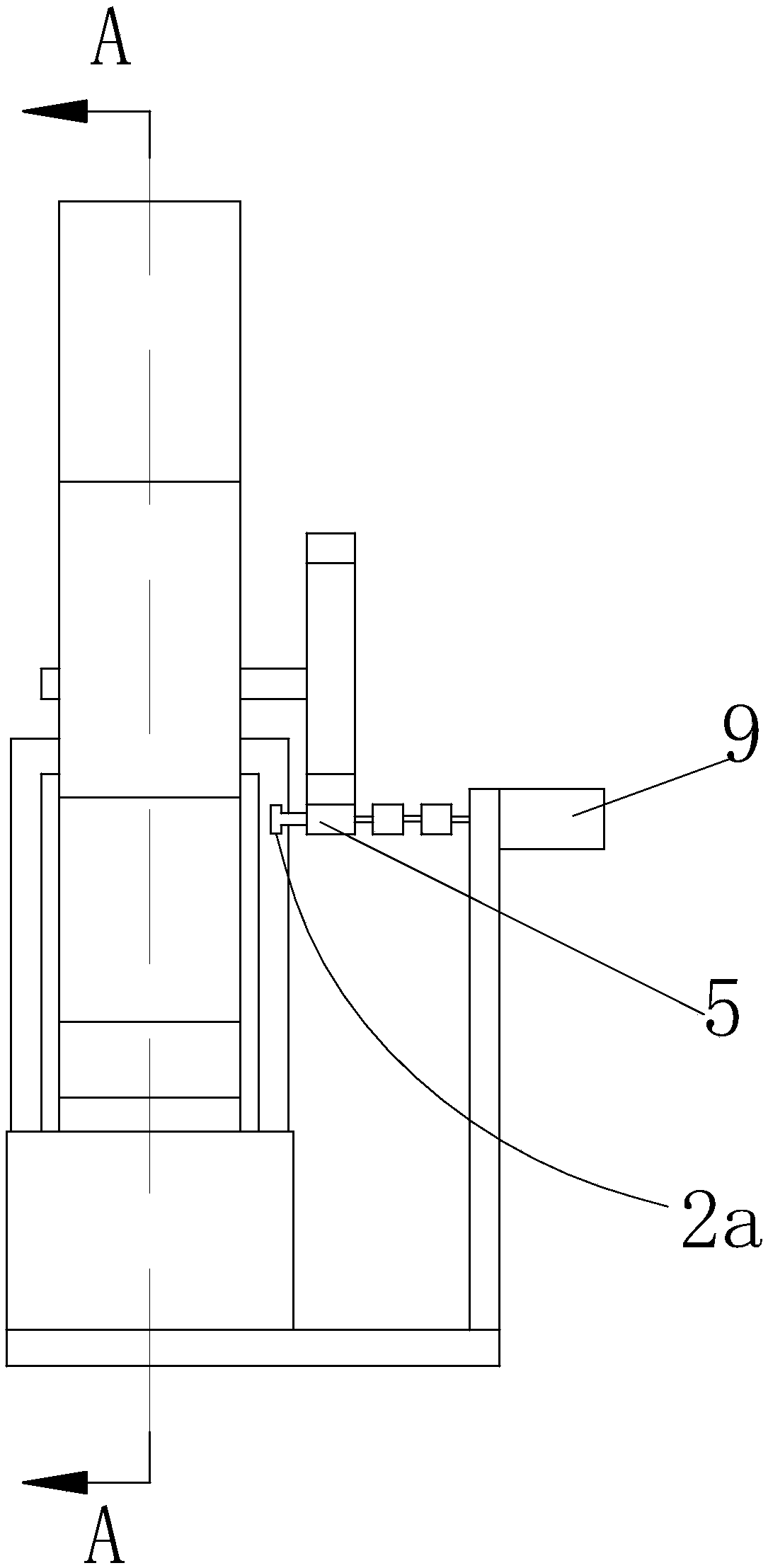 Edible oil flow dividing device