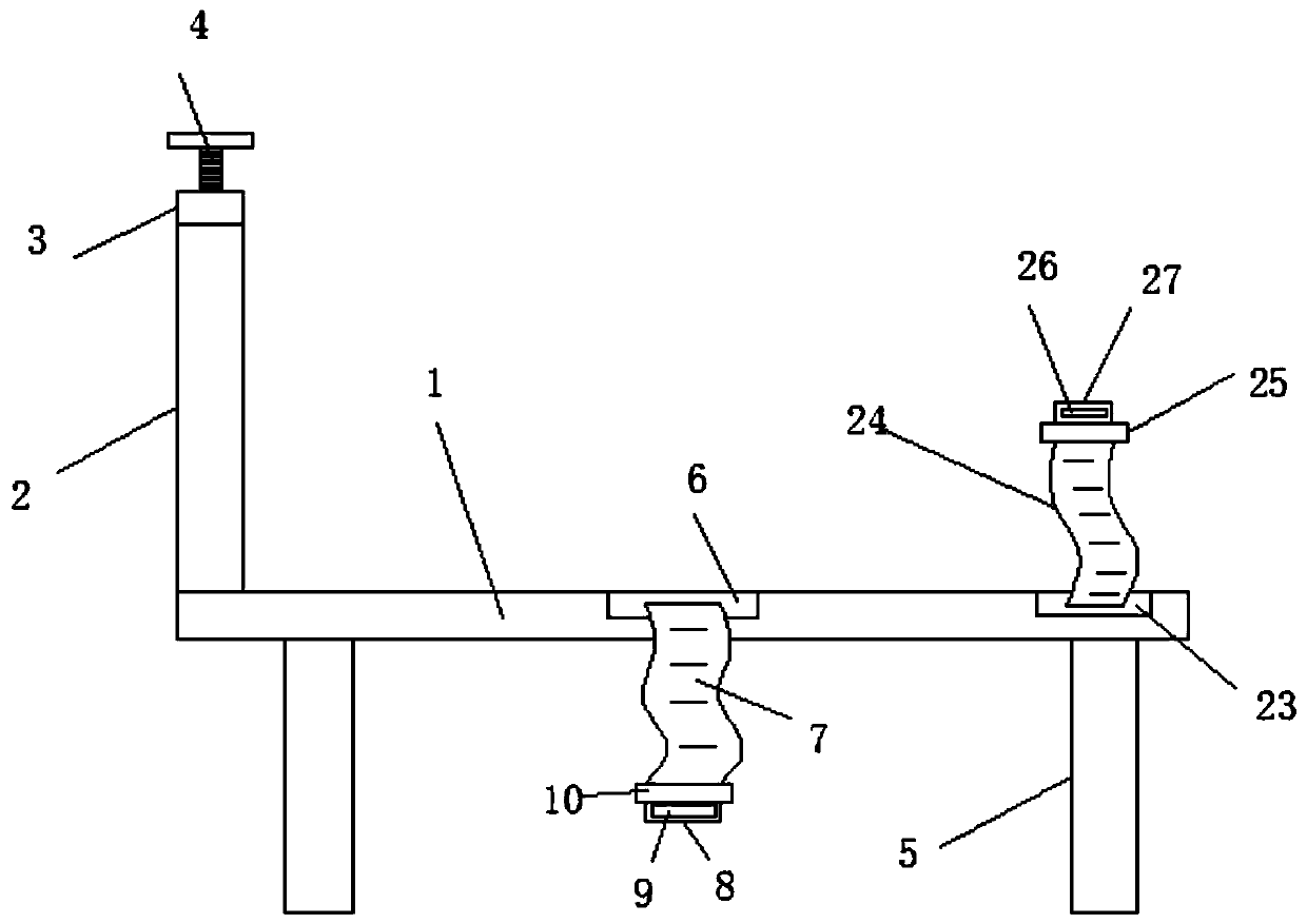 A special pediatric operating treatment table that can prevent children from shaking at will