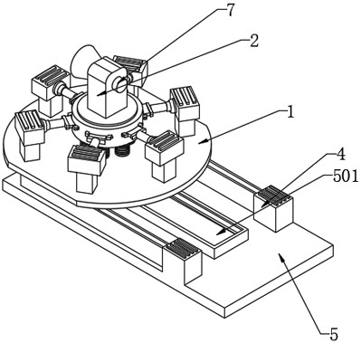 Mechanical auxiliary device and method for projection display and interaction