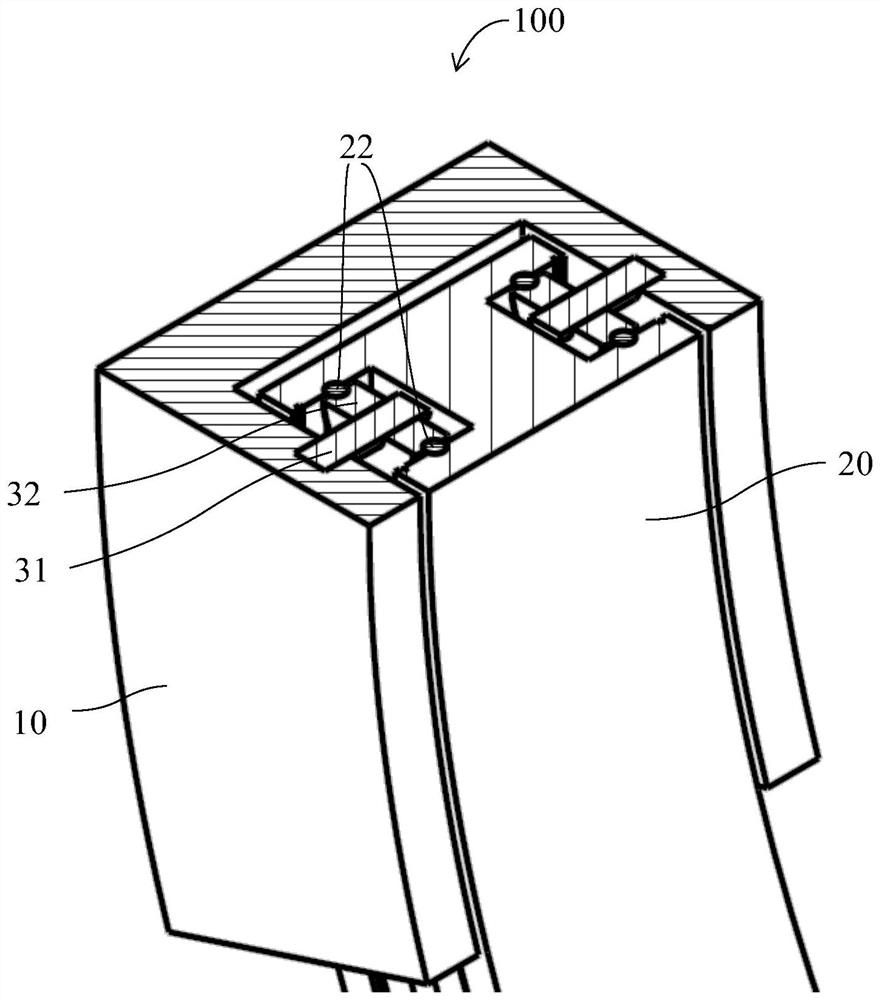 C-shaped arm supporting device and medical equipment