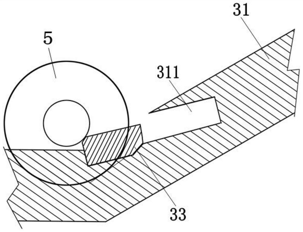 Outbound device in a garment hanging system