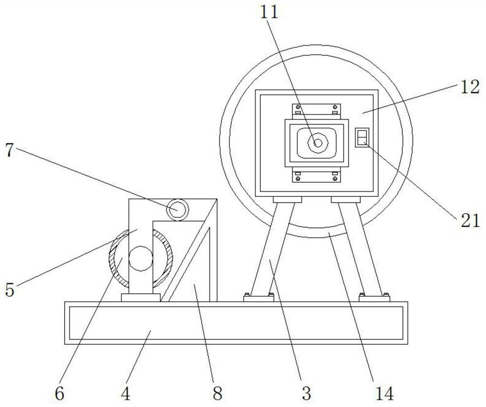 A detachable expansion and contraction reel