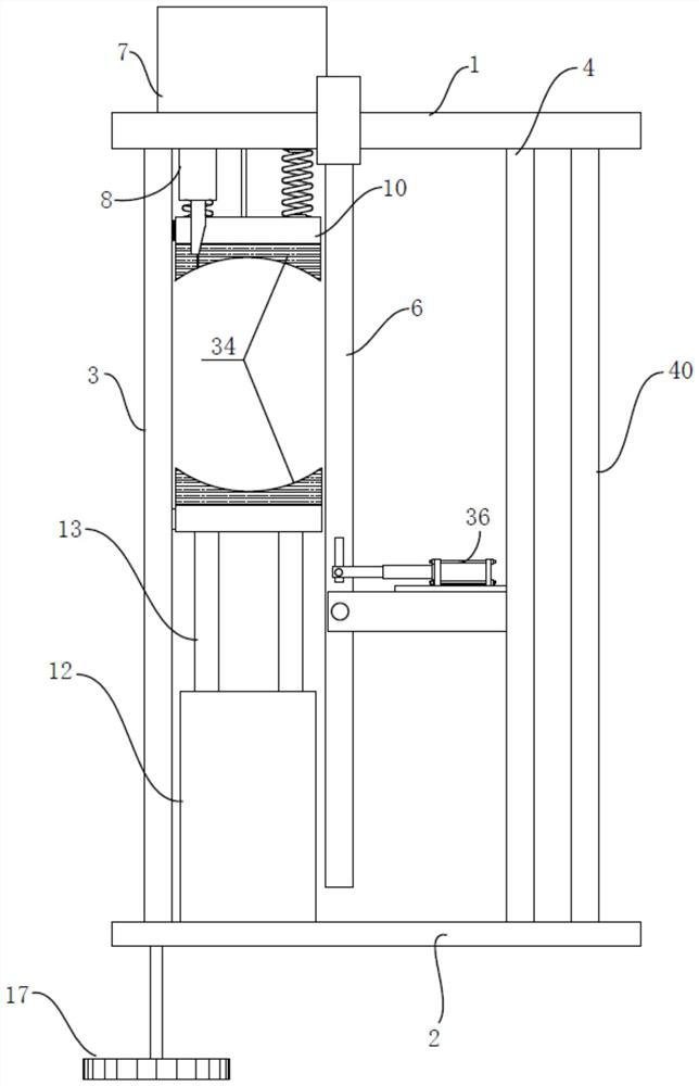 Neck clamp device, milking rotating disc and milking equipment