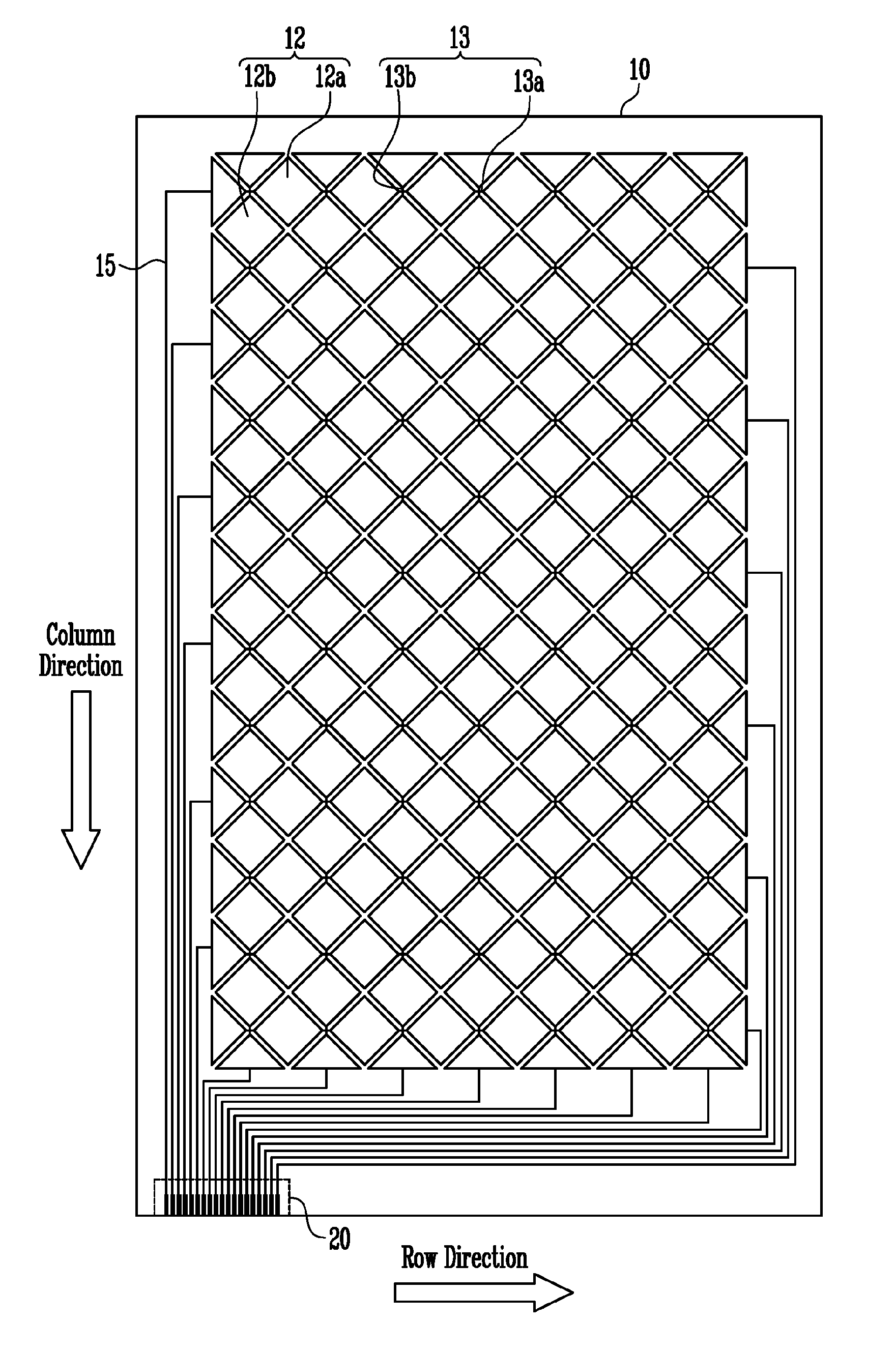 Flexible touch screen panel and fabricating method thereof