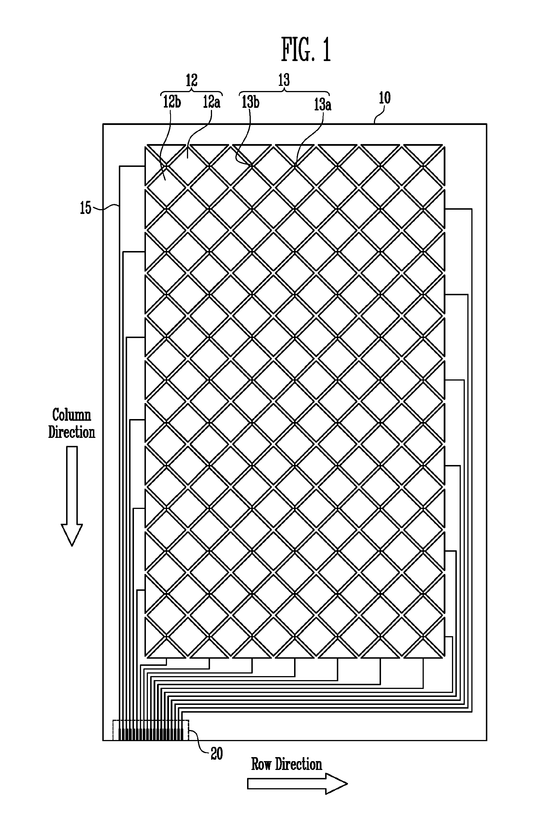 Flexible touch screen panel and fabricating method thereof