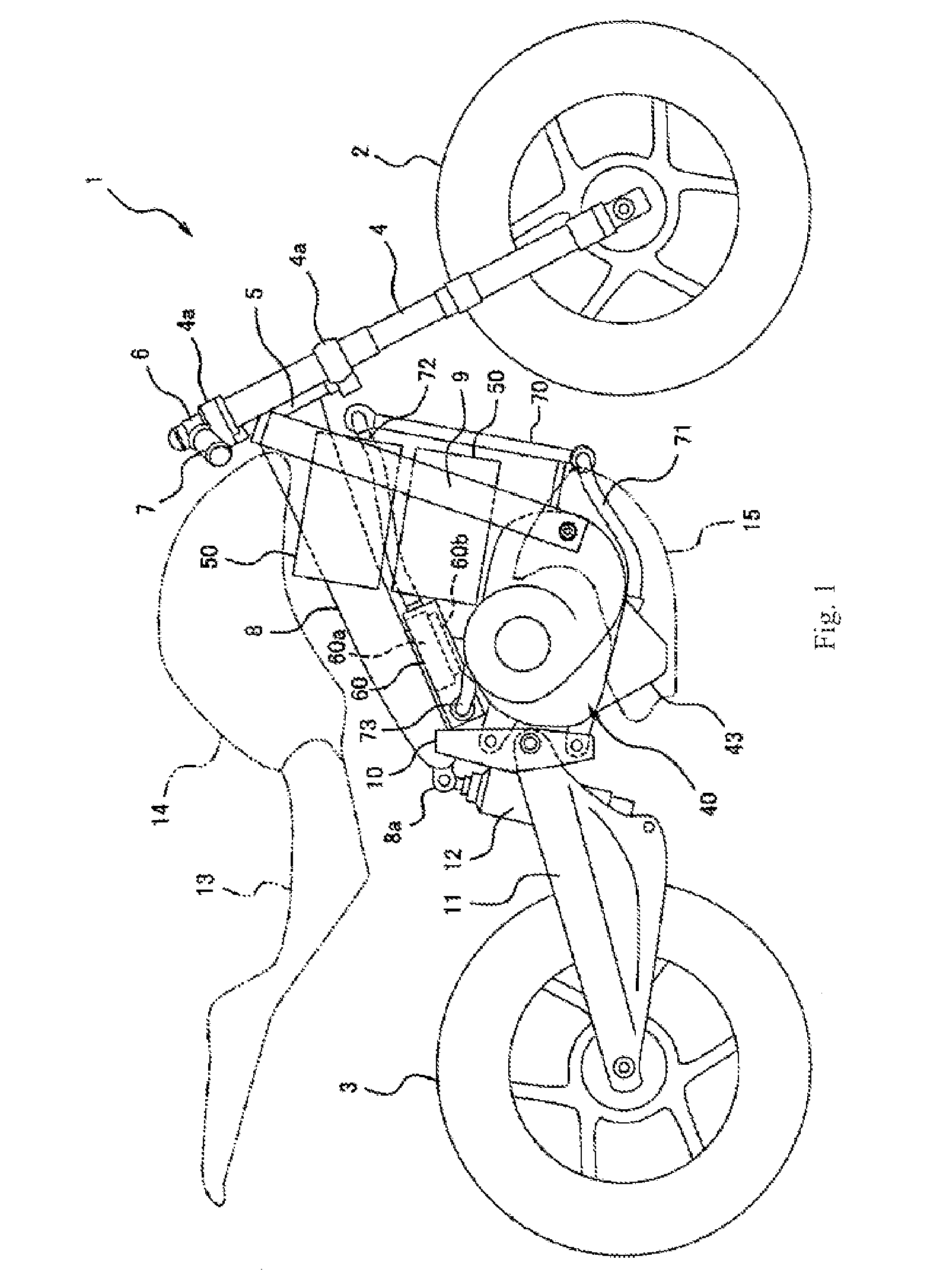 Cooling structure for electric vehicle