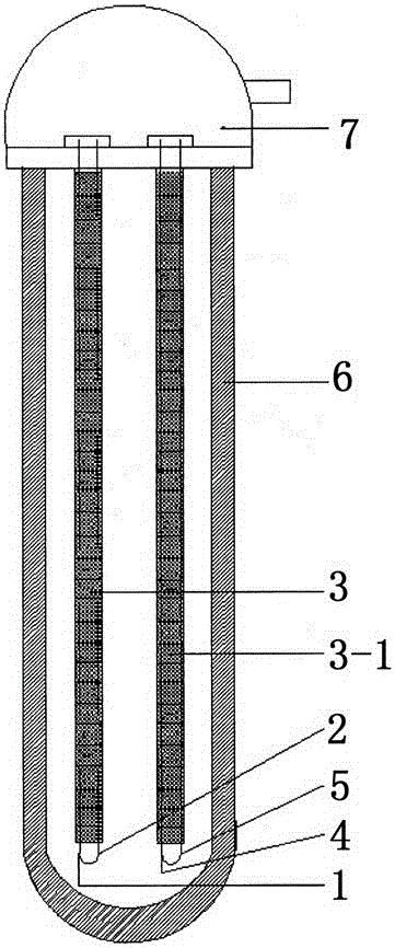 Double-graduation thermocouple and use method