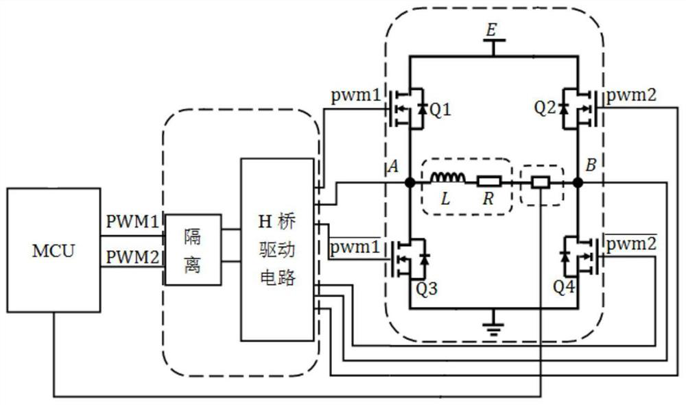 Current drive of tripolar magneto-rheological damper