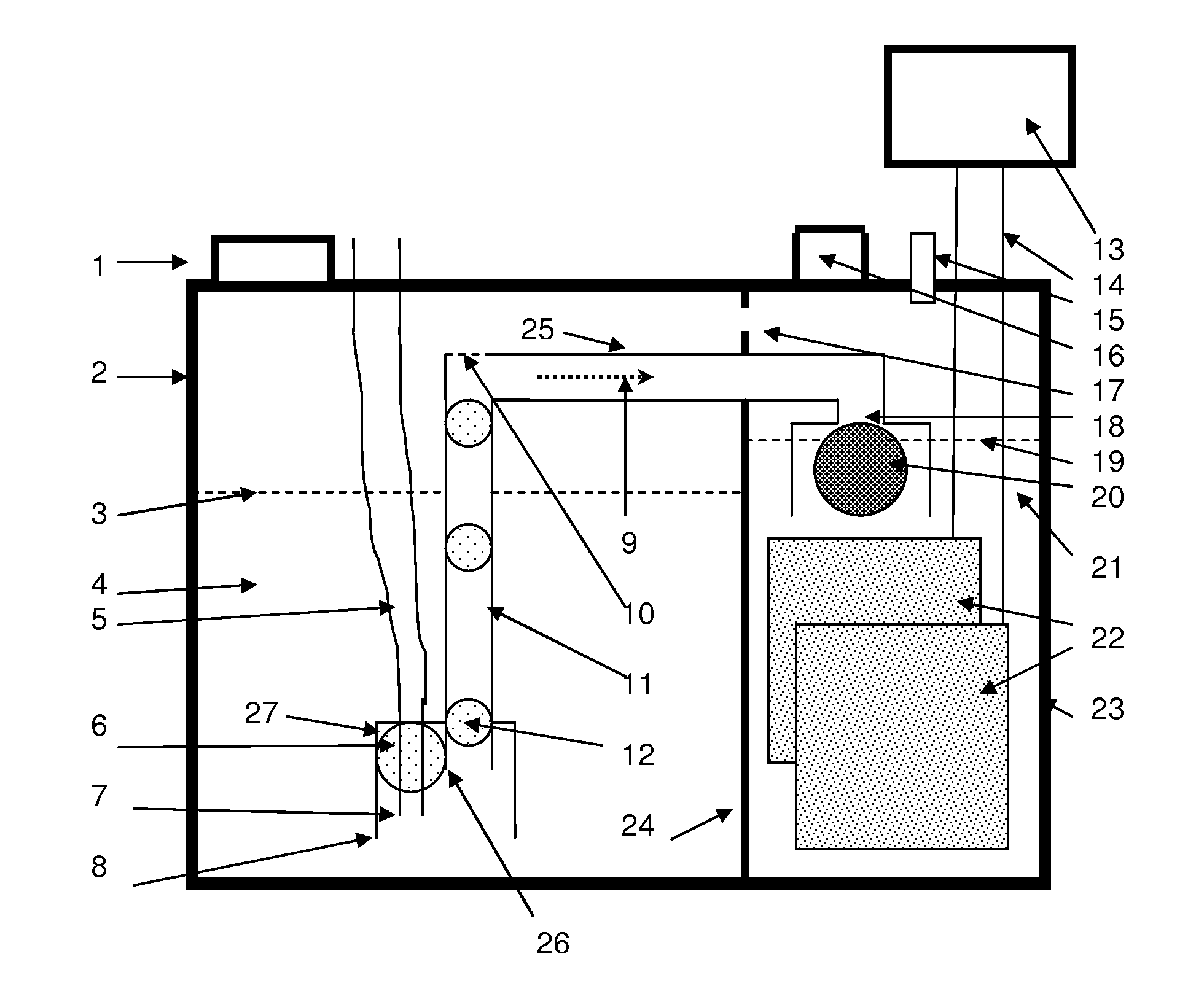 System and Method for Refilling an Electrolyzer Tank from a Water Reservoir