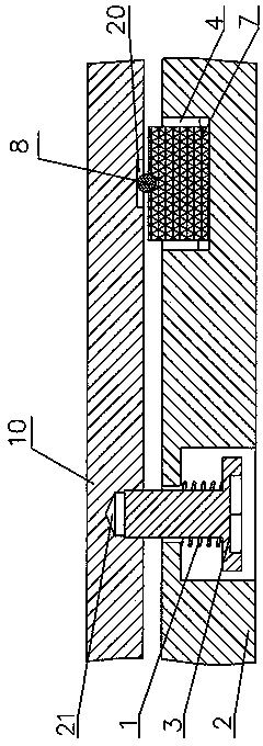 Objective table device for rapidly focusing microscope