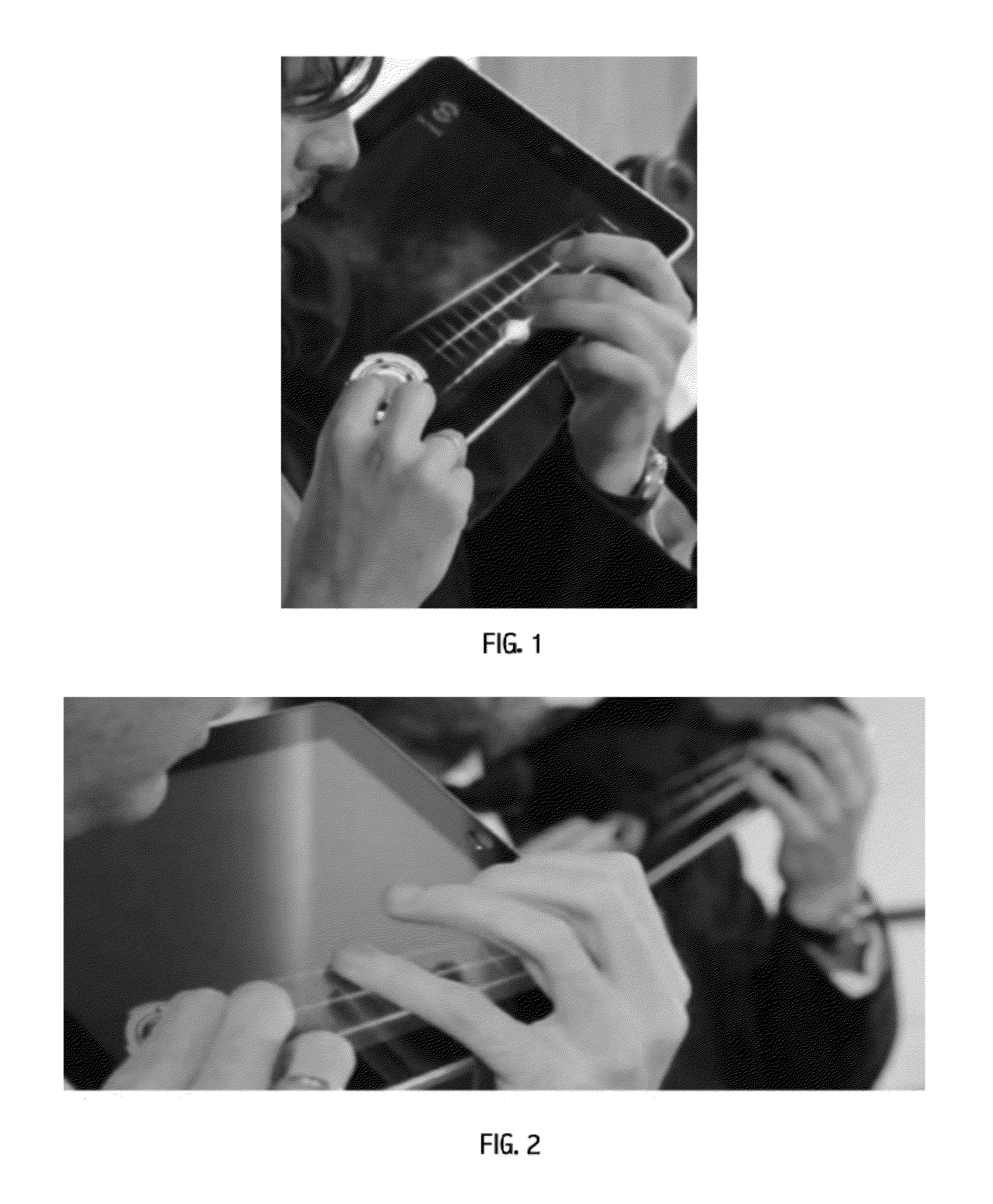 System and method for capture and rendering of performance on synthetic string instrument