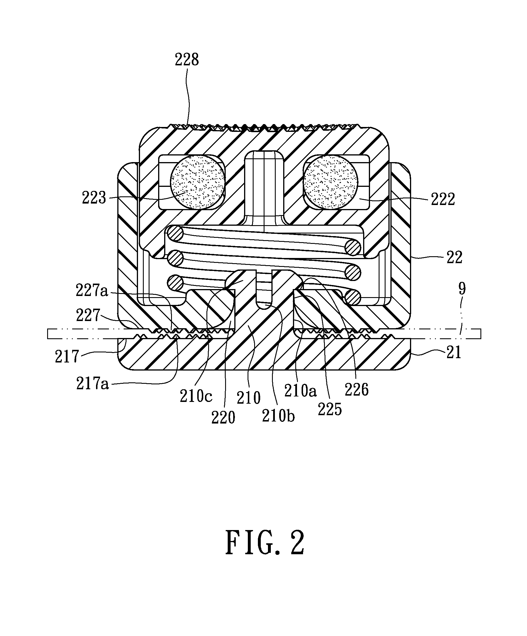 Method for fastening a cord lock device on a fabric