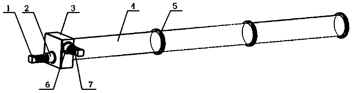 A long-stroke pushing and rotating device for pressure-holding core tubes in a pressure-holding transfer system