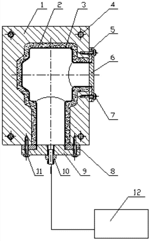 Preparation method and shaping device of sulfur removal nozzle