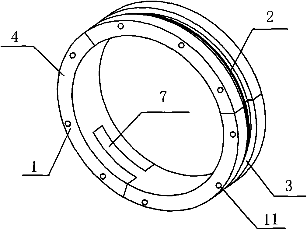 Preputial ring ligaturing and removing device capable of interactively expanding and contracting with penis