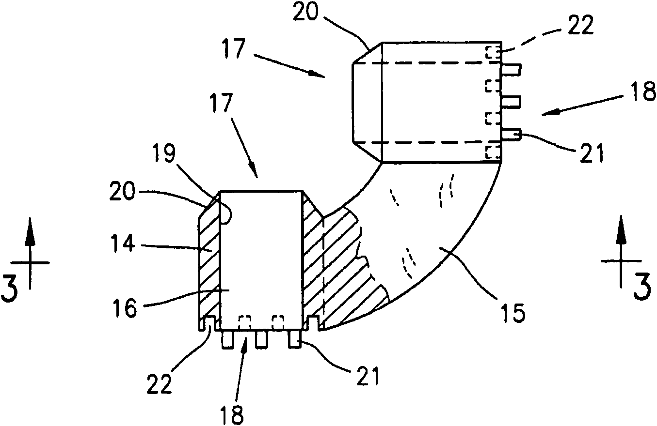 A joining device and system for a rigid connection between magnetically anchorable bar-shaped elements