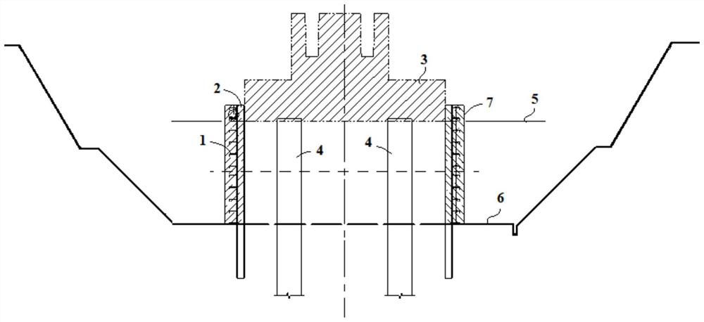 Construction method for shallow foundation reinforcement