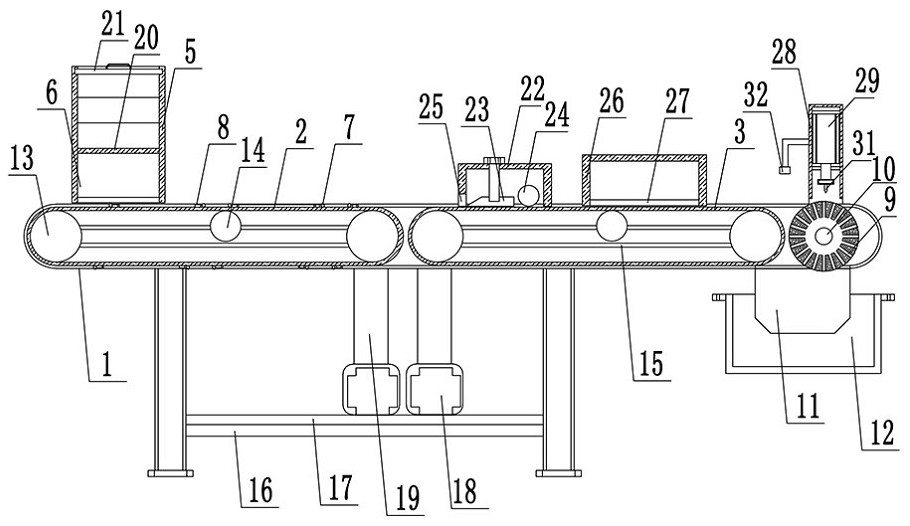 A straw slice cleaning device for straw painting