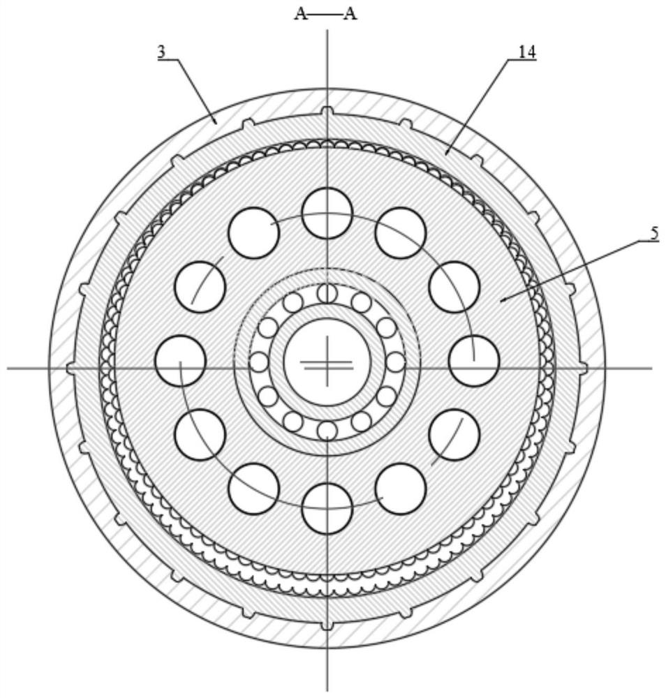 Less differential gear reducer with adjustable gap