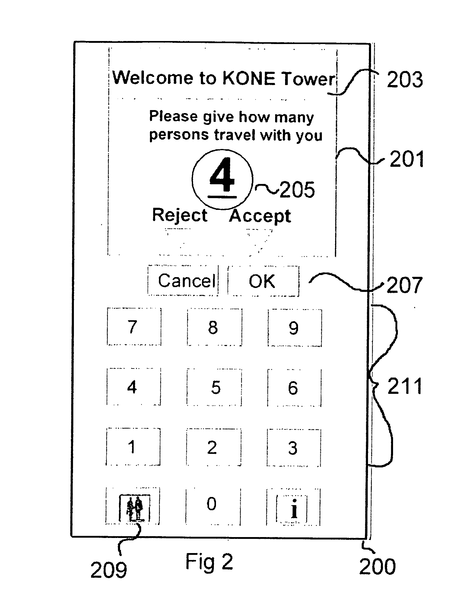 Elevator arrangement with hall call destination input