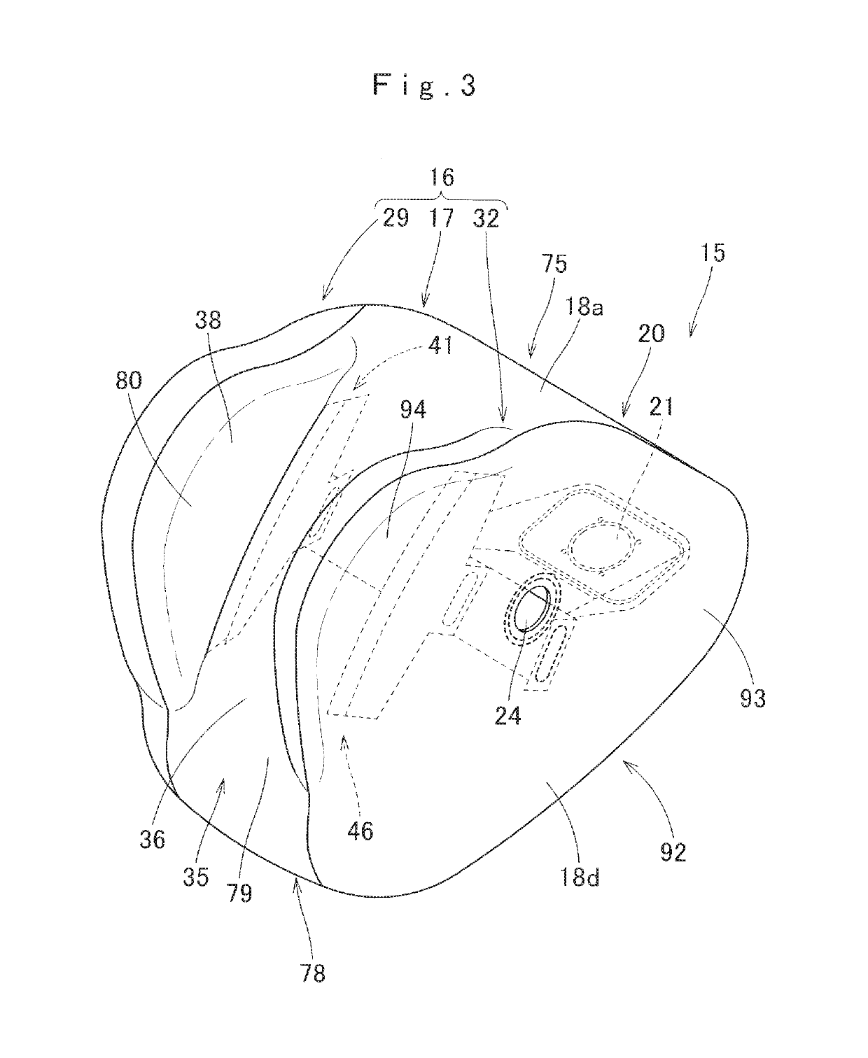 Airbag device for a passenger seat
