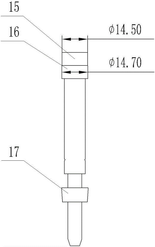 Detection tool for vehicle rear control arm bracket