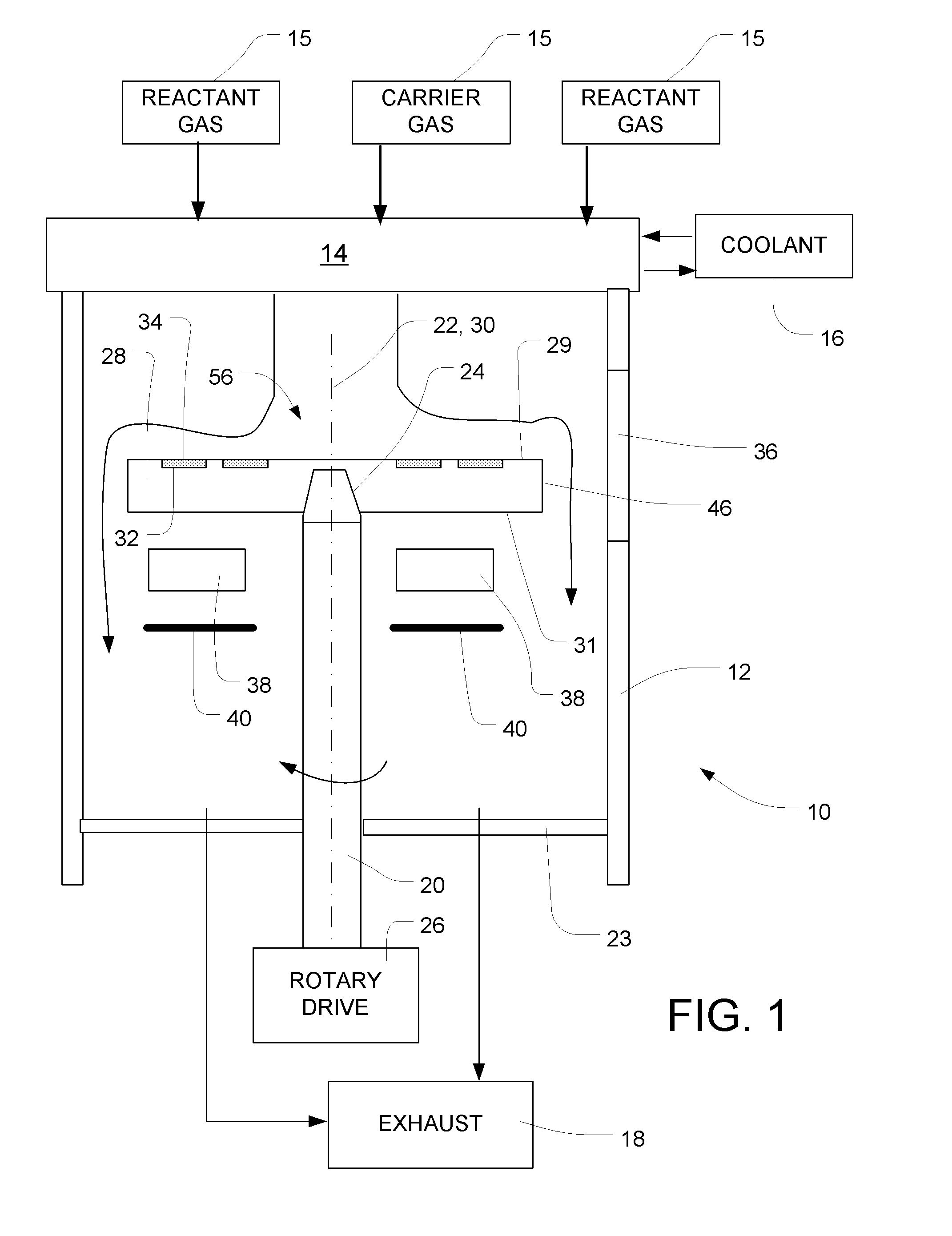 Wafer carrier with selective control of emissivity