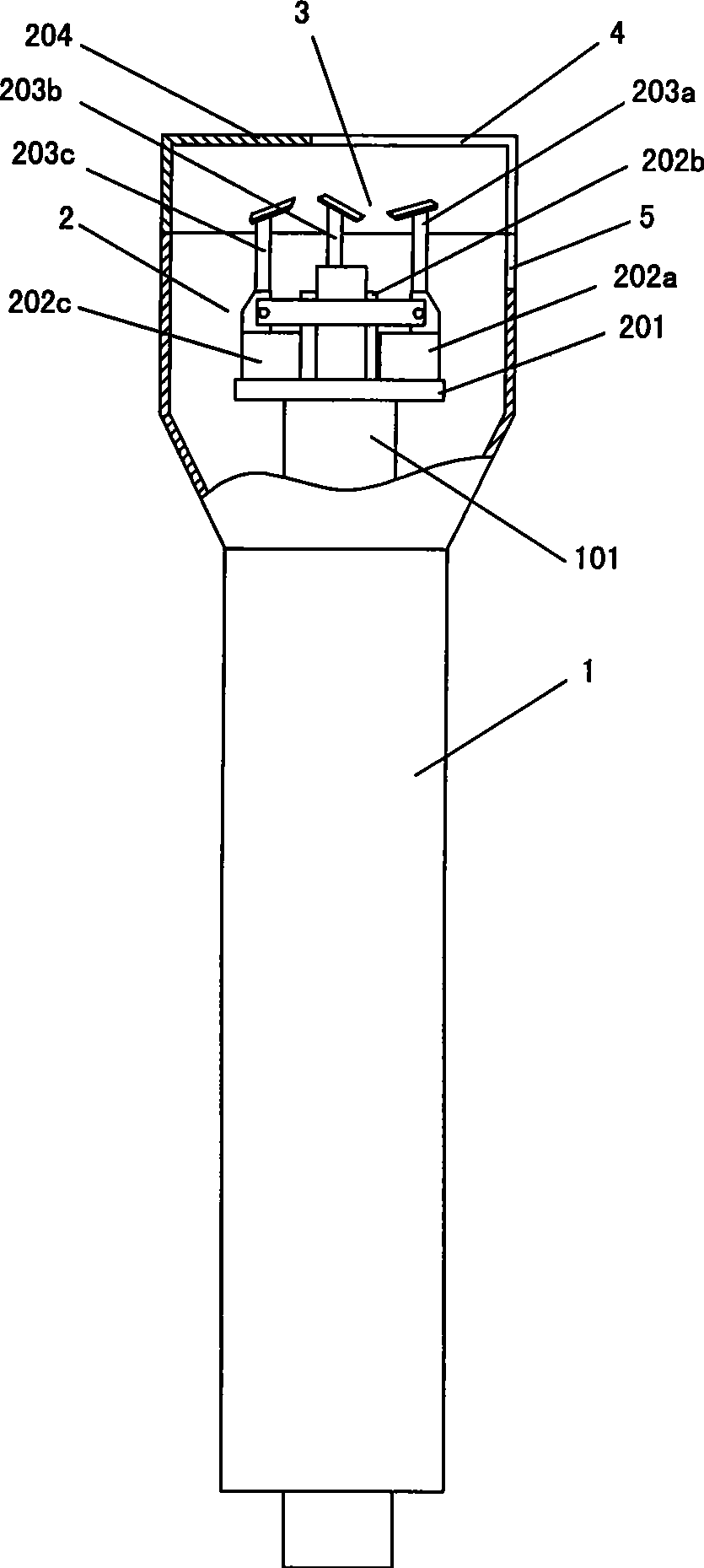 Wire twisting device for conductive wire terminal