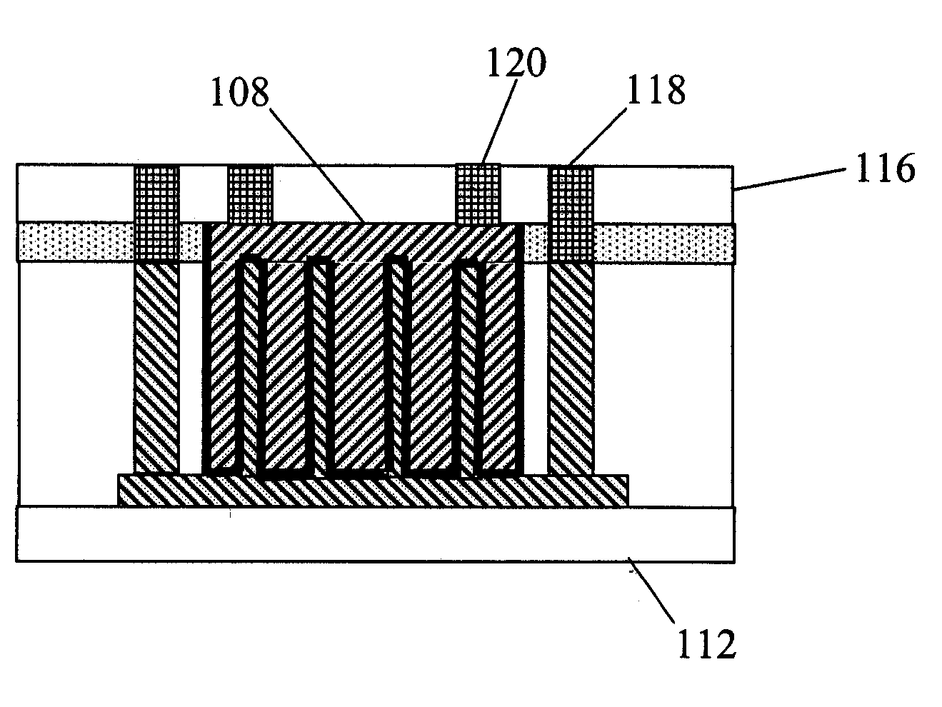 High density mimcap with a unit repeatable structure