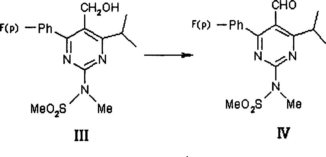 Method for preparing intermediate of synthesizing rosuvastatin calcium