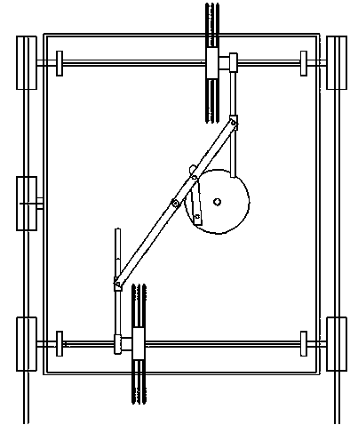 Land leveling device for driving circular drive disc by worm gear