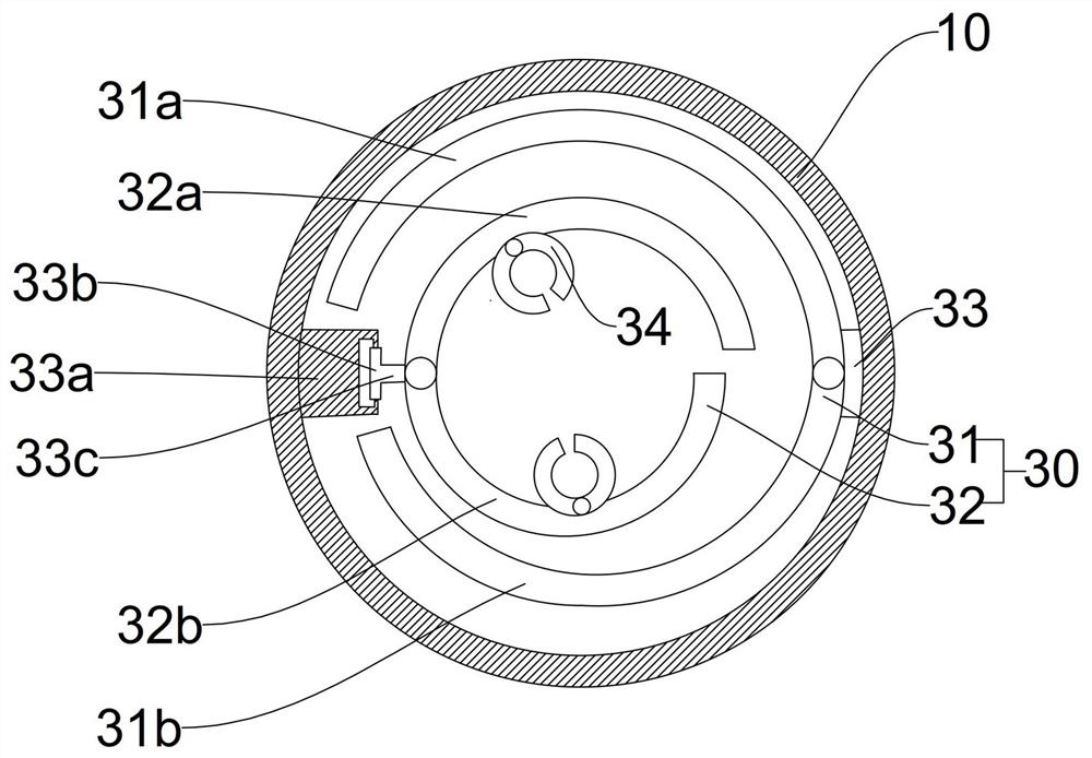 A seedling overgrowth fixing device