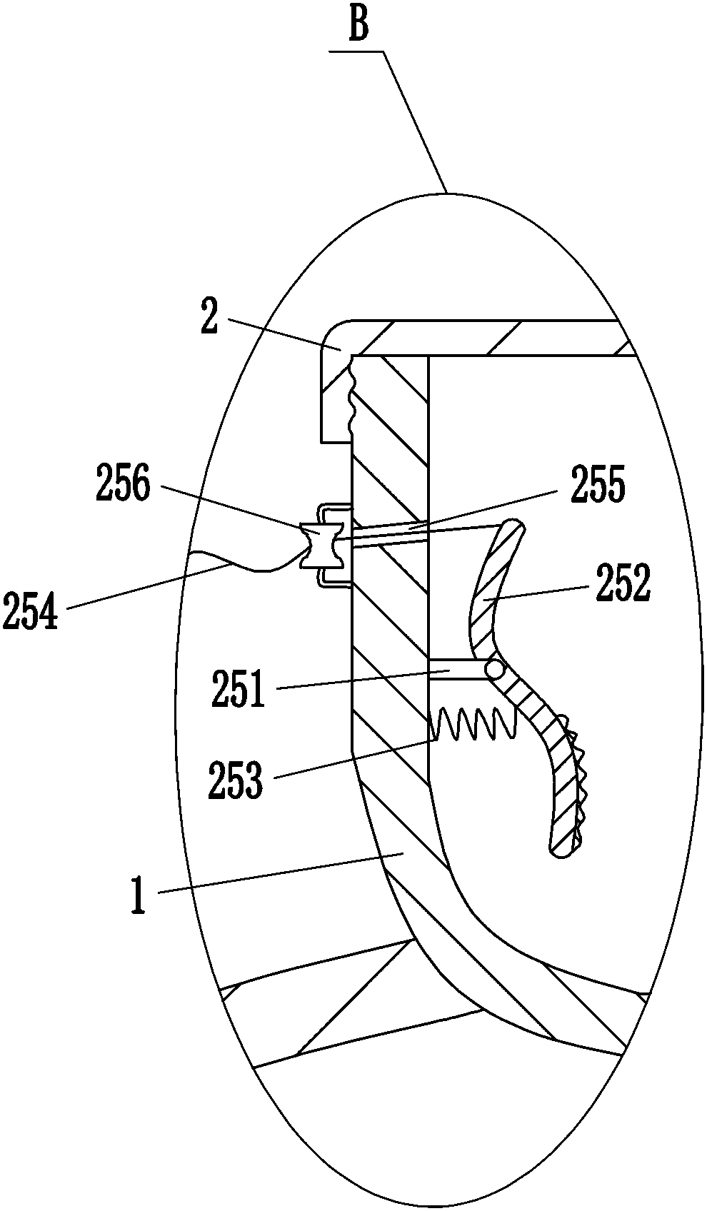 Worn medical adhesive tape pull-parting device