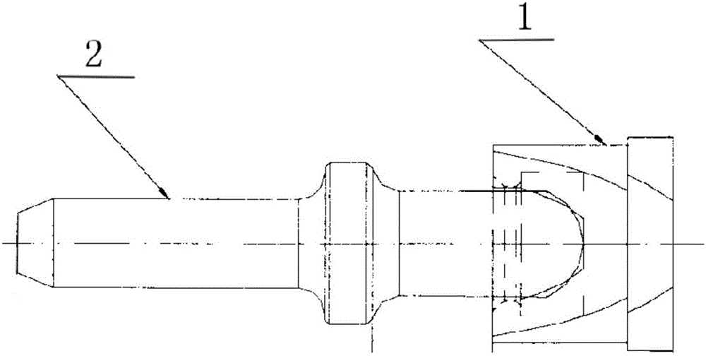 Universal detachable head and using method thereof