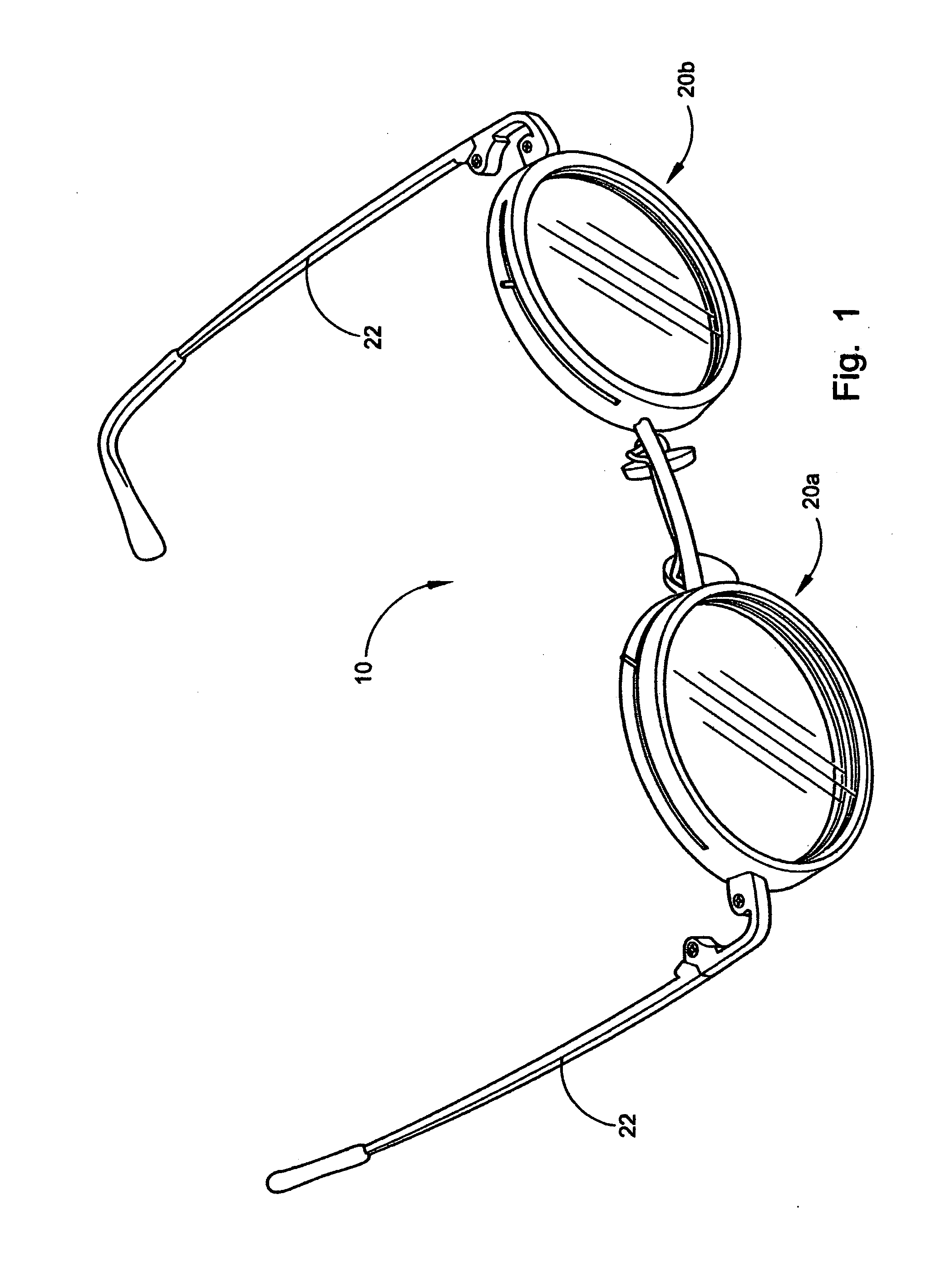 Variable Prism Eyeglasses and Method of Making Same