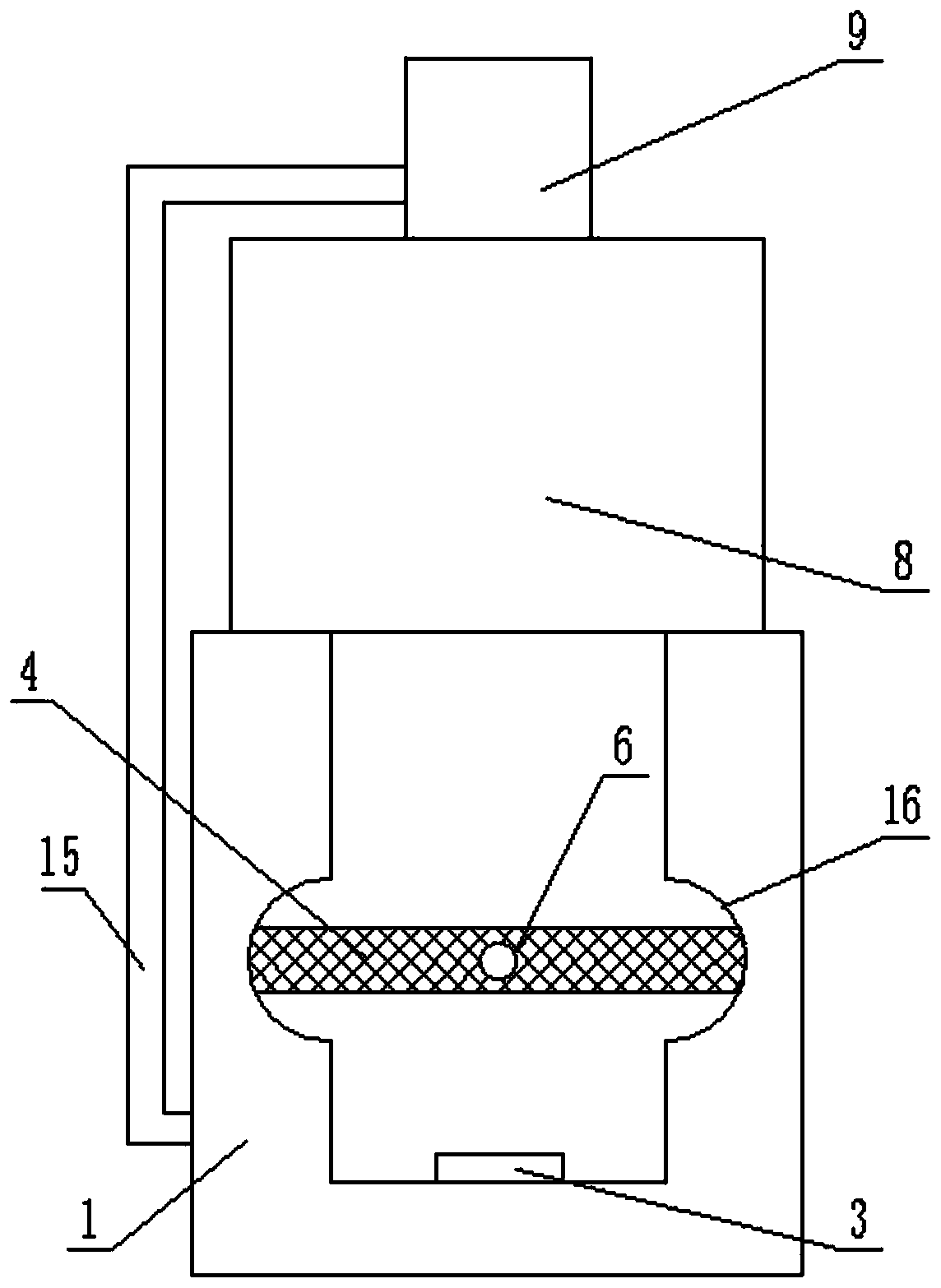 Residue-free cleaning device for electronic components