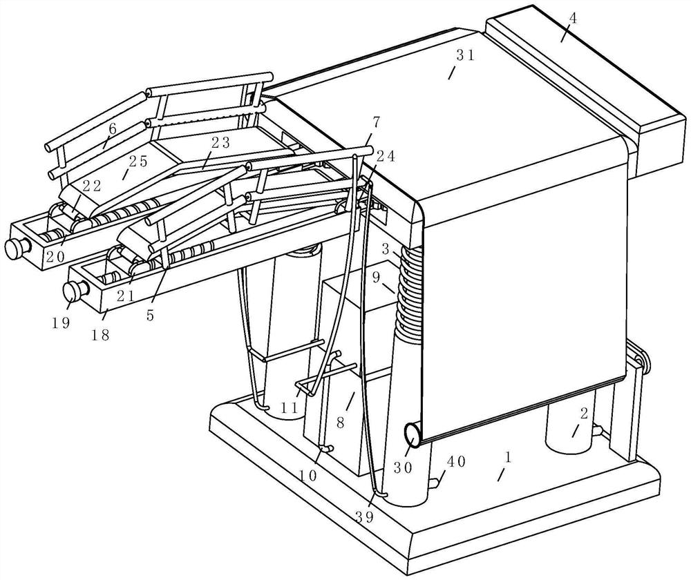 Bendable leg supporting device for gynecological examination