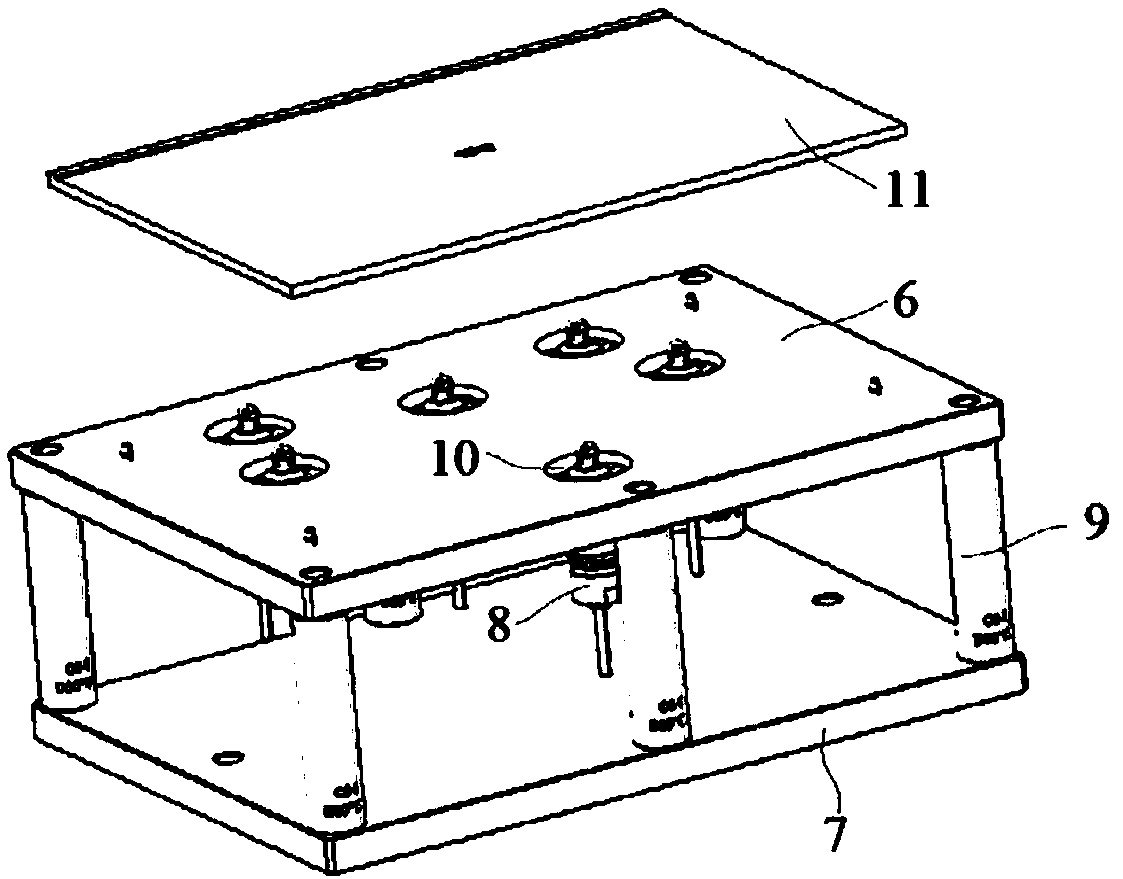 Support jig used for laptop part manufacturing