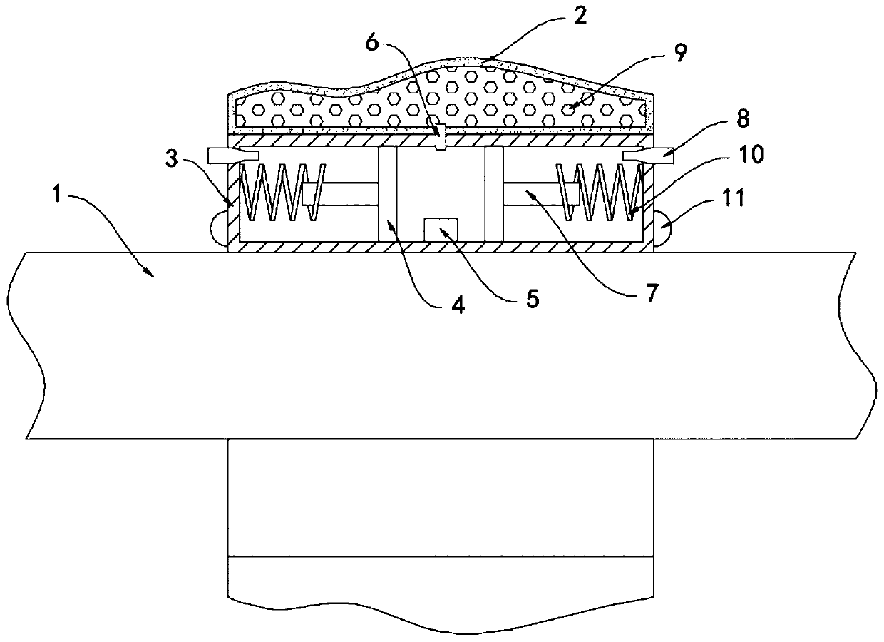 Anti-wind-wave dredging pipe for water conservancy construction