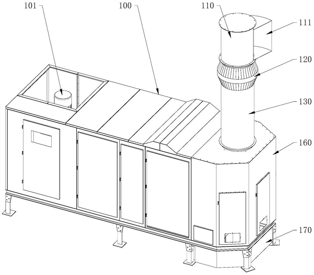 Intelligent purification system for industrial lampblack