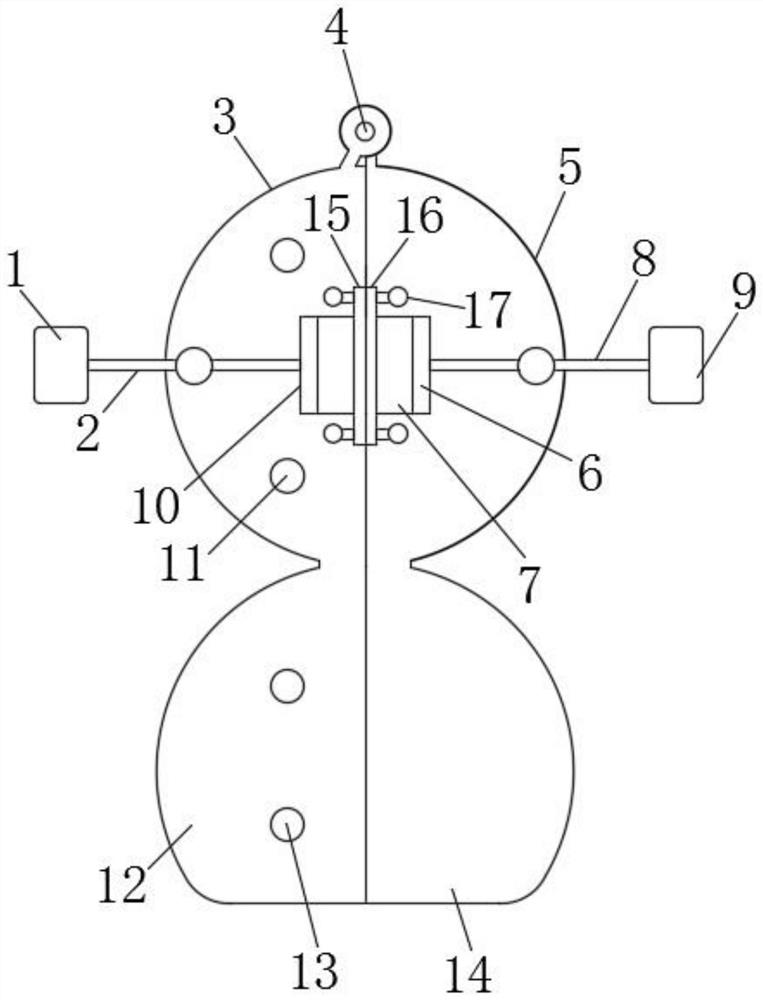 Drainage tube extrusion device for postoperative care of general surgery department