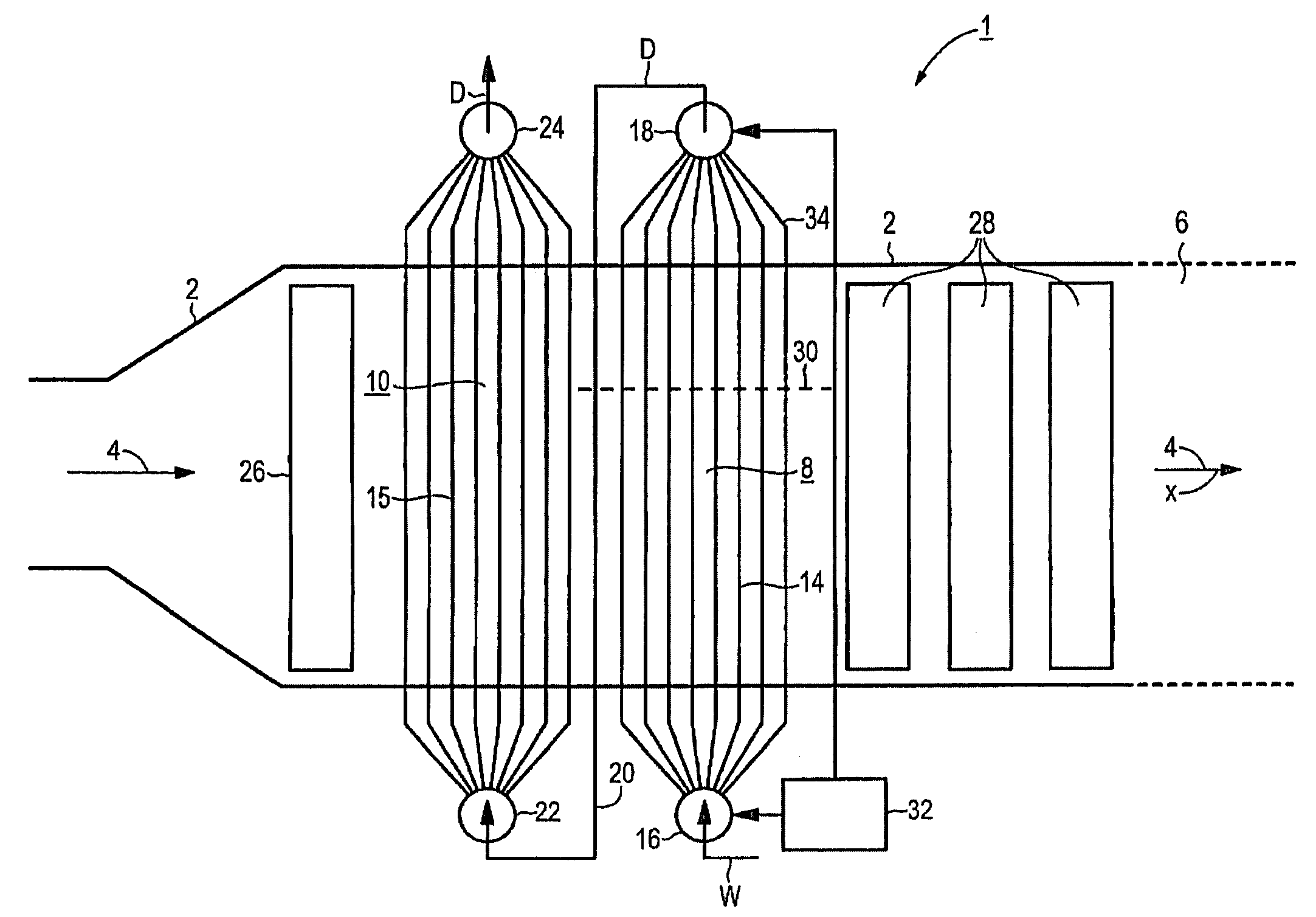 Method for starting a steam generator comprising a heating gas channel that can be traversed in an approximately horizontal heating gas direction and a steam generator
