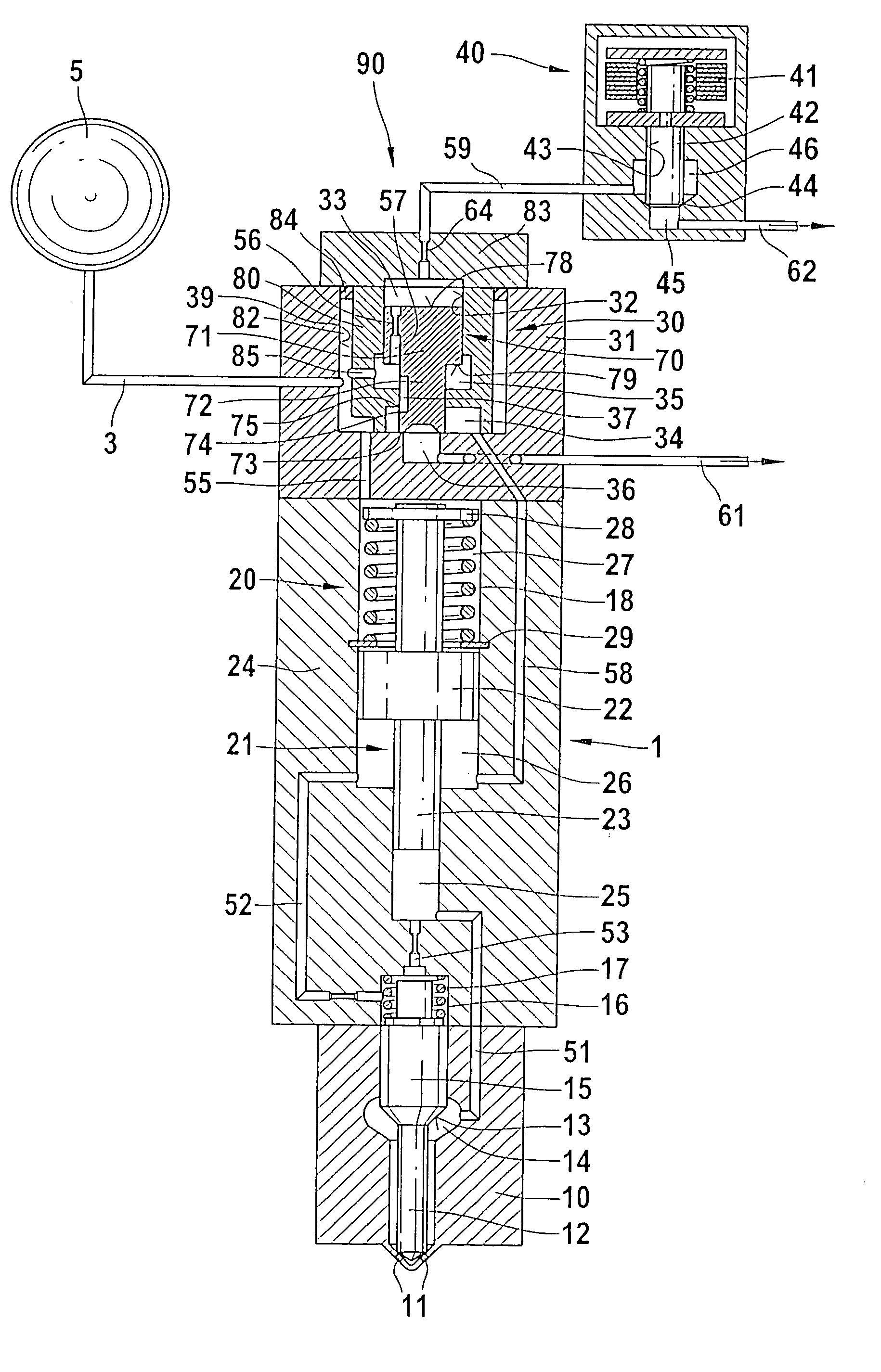 Fuel injection system for internal combustion engines